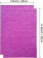 Jtnohx Color Felt, Soft Felt Sheets, 1.4mm Thick 8"x12" Handicraft Felt Fabrics - Image 3