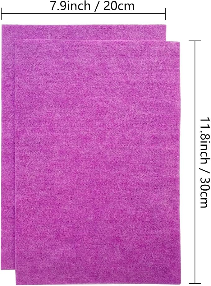 Jtnohx Color Felt, Soft Felt Sheets, 1.4mm Thick 8"x12" Handicraft Felt Fabrics - Image 3