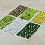 Woohome 78 PCS White Nylon Grass Tufts Model Scenery Kit - Image 8