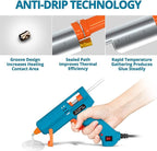 Tilswall Hot Glue Gun Kit with 30 Premius Glue Sticks（130mm x 7mm）, Fast - Image 3
