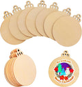 60PCS Unfinished Wood Christmas Cutouts by QDXATIVP
