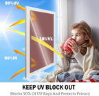 Niviy One Way Window Film Privacy Mirror Effect Self-Adhesive Window Tint UV - Image 4