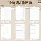 Productivity 3-month Planner Undated Daily Weekly Monthly Planner - Image 4