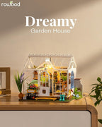 Rowood DIY Miniature House Kit, Mini Dollhouse KIt, Mayberry Street Craft Model - Image 2
