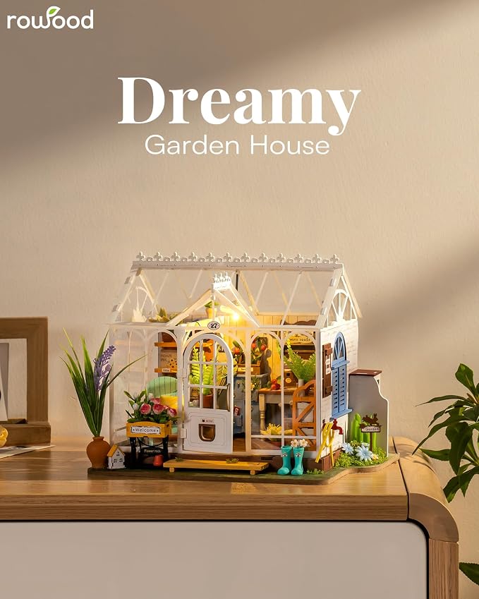Rowood DIY Miniature House Kit, Mini Dollhouse KIt, Mayberry Street Craft Model - Image 2