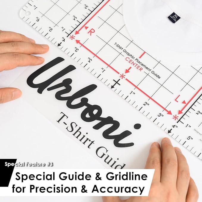 Standard Size - Tshirt Ruler Guide Vinyl Alignment, Shirt Measurement Tool - Image 5