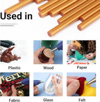 ENPOINT Metallic Gold Hot Glue Sticks, 36 Pack Mini Hot Melt Glue Sticks Colored - Image 5