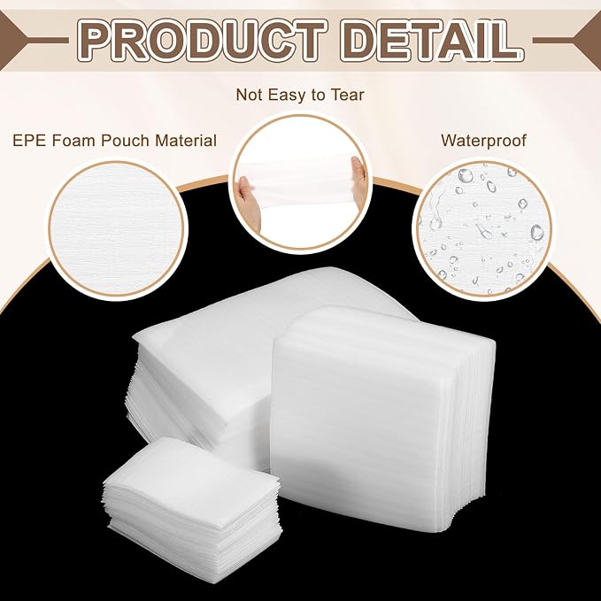 uxcell 50 Pcs Cushion Foam Pouches, Photo Frame - Image 3