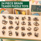 24 Pcs Brain Teaser Puzzles for Kids Teens Adults - Image 4