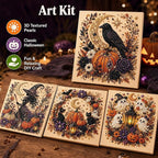 LuckyOkay Halloween Ghost Pearl Art DIY Kit, Spooky Cute 3D Diamond-Painting - Image 2