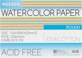 MEEDEN Watercolor Paper Block, 100% Cotton Watercolor Paper Pad of 20 Sheets by MEEDEN