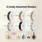 6 Rolls 24 Gauge Copper Jewelry Wire Kit Non-Tarnish - Image 7