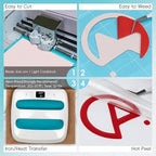Aoder Red Heavy Duty Puff Vinyl Heat Transfer - Image 6