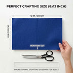 Dark Royal Blue Felt Fabric Sheets Stiff 20 Pcs 8" X 12", 1mm Thick Assorted - Image 2