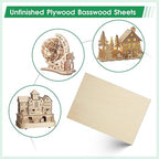 6 Pack Basswood Sheets 18"×24"×15/64" Unfinished Plywood Sheet | Smooth Thin - Image 4