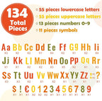 FYSUIMU 134 Pcs Fall Bulletin Board Letters Autumn Colored Alphabet Number - Image 4