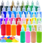 Guuozzli 36 PCS Art Sand Kit, DIY Scenic Sand Painting & Wedding Decoration by Guuozzli
