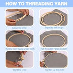 RUIQLXHANG Punch Needle Kits for Beginners, Cute Cartoon Highland Cow - Image 4