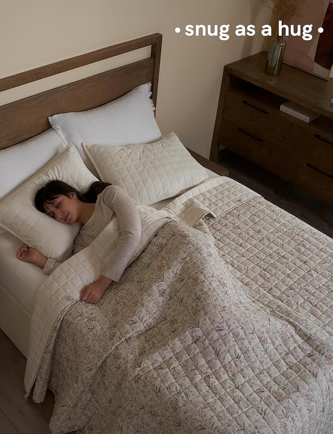 YnM 17lbs Weighted Blanket for Adults, Linen Heavy Bed Throw Blanket - Image 3