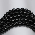 MJDCB Natural Stone Bead Black Onyx Gemstone Loose Beads - Image 6