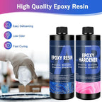 KISREL Epoxy Resin Kit for Beginners, 32oz Resin Kit - Image 4