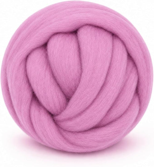 1.76oz Wool Roving: Needle Felting Wool White Roving Wool Felting Supplies Pure by Gipony