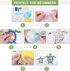 WEBEEDY 2 Set DIY Sea Turtle Mosaic Kit Wall Art Turtle DIY Craft Kit - Image 4