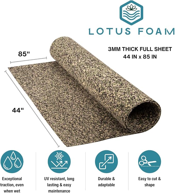 LotusFoam EVA Foam Sheet 3mm – 44"x 85" Craft Foam - Image 2