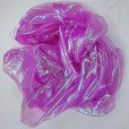 11-Yard Magic Rose Purple Organza Fabric - Image 8