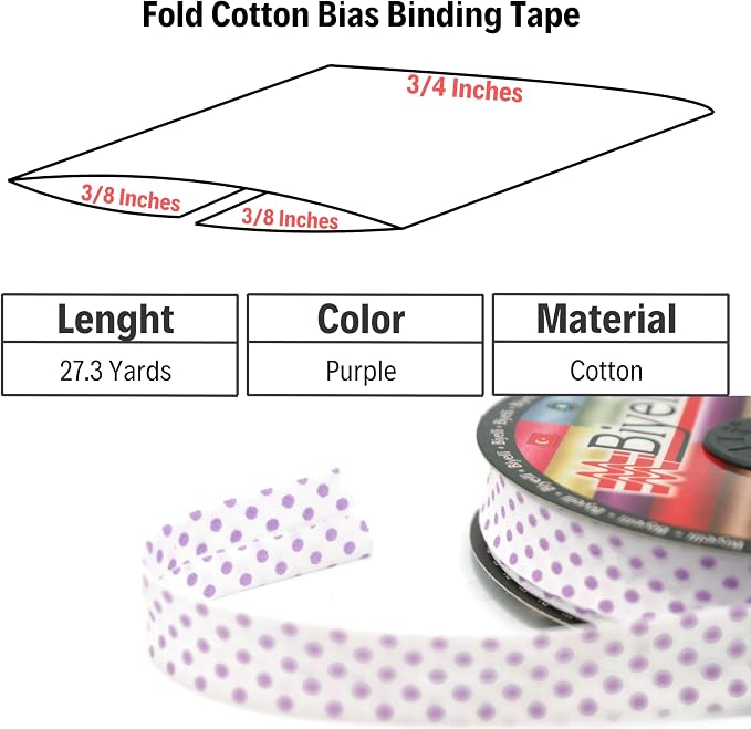 Cotton Fold Bias Binding Tape - Image 3