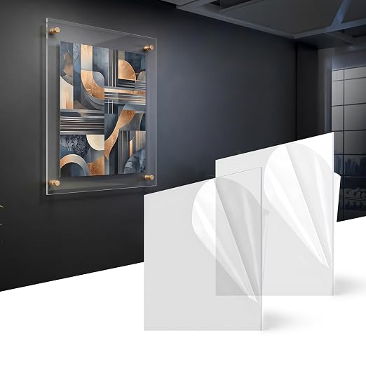 BARNWOODUSA Plexiglass Sheets for Replacement Picture Frame Glass by BarnwoodUSA