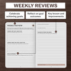 Undated Daily Planner | 90 Day Daily & Weekly Productivity Journal - Image 8