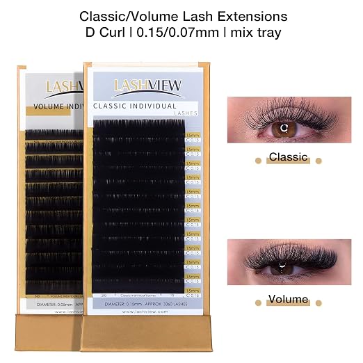 LASHVIEW Lash Extension Kit, Eyelash Extension Kit, Professional Eyelash - Image 5