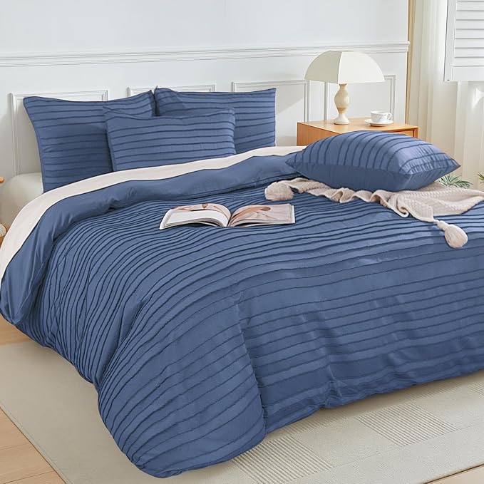 NEXHOME PRO Twin Duvet Cover, 2 Pieces Boho Tufted Duvet Cover Set, Soft and - Image 2