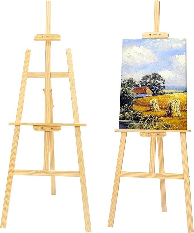 finenolo Wooden Easel Stand for Painting, Wedding Signs & Posters, Students & by finenolo