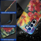 Case for Samsung Galaxy S23 Plus Case, Vintage Floral Girly Design Hybrid Dual - Image 4
