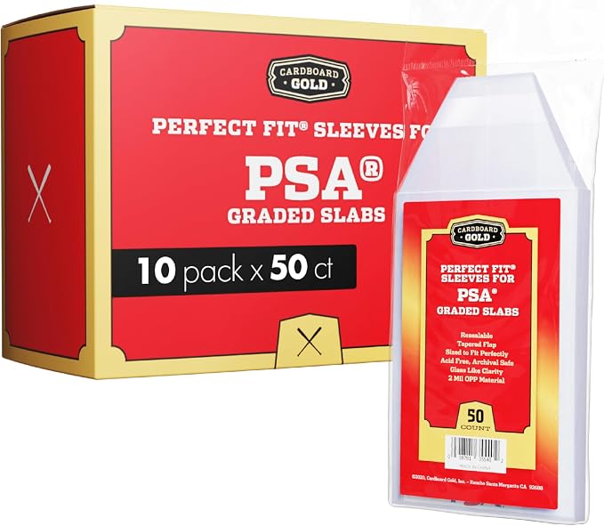 Cardboard Gold PSA Slab Sleeves by CardboardGold