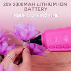 Hot Glue Gun, 20V Pink Cordless Glue Gun - Image 9