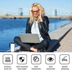 Okany Blue Light Blocking Glasses Gaming Computer Glasses Powerful Professional - Image 4