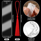 60 Pcs Acrylic Bookmark Blanks - Image 2