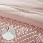 Zzlpp King Comforter Set 7 Pieces, All Season Boho Bedding Sets - Image 7