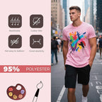 Joyclub 5 PCS Unisex Sublimation Blanks Bulk Polyester T Shirts - Image 4