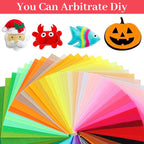 66 Pcs Stiff Felt Fabric Sheets, 12 x 12 inches Assorted Felt Sheets Craft Felt - Image 4