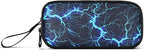 Dark Blue Electric Lightning Pencil Case Box Boys Girls Large Pencil Pouch - Image 8