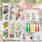 ACRNIGHEET 6PCS Cross Stitch Bookmark Kit - Image 2