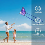 Butterfly Kites for Kids and Adults, 300ft String Handle Included - Image 2