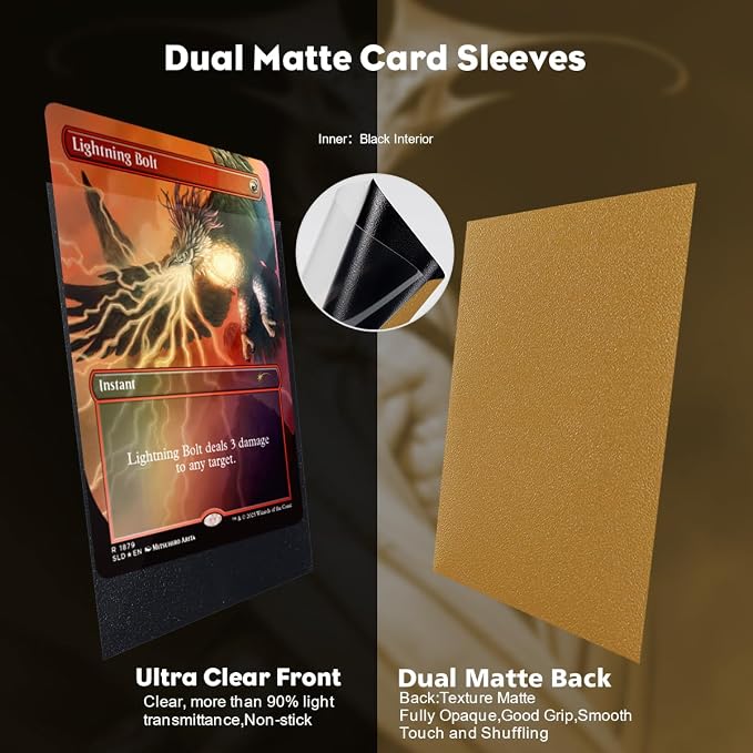 Truth Golden Dual Matte Card Sleeves, Katomula Card Sleeves - Image 3