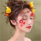 37Pcs Red Dried Pressed Flowers Natural Dried Flowers - Image 7