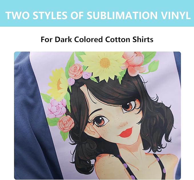 HTVRONT Sublimation HTV for Dark/Light Fabric - Image 3