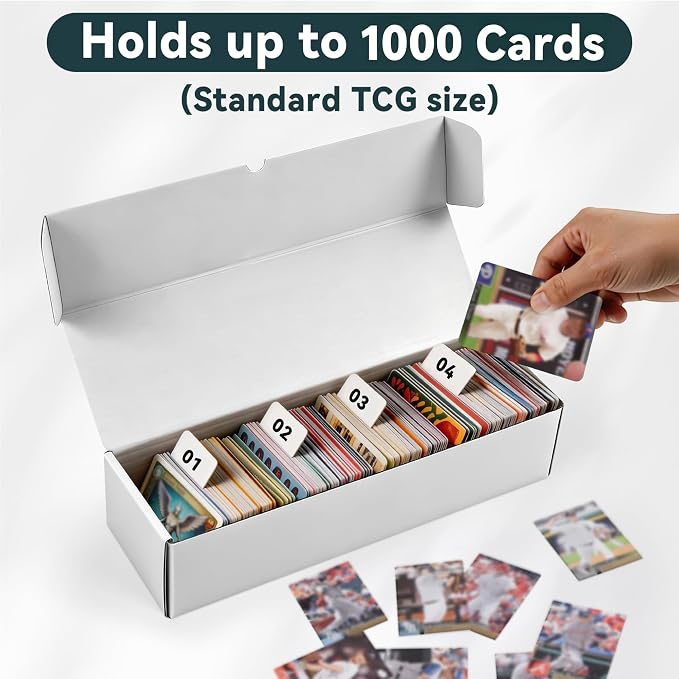 Trading Card Storage Box 10-Pack, Sports & Collectible Cards, 12.8 INCH - Image 6
